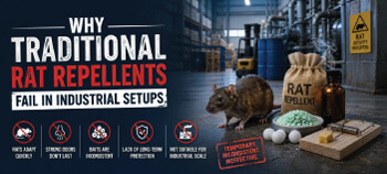 Protect your industrial assets from costly rodent damage. Gizmocat Ultrasound Rat Repellent offers advanced, non-toxic protection designed specifically for large warehouses and factories. Prevent downtime and machinery repairs today.