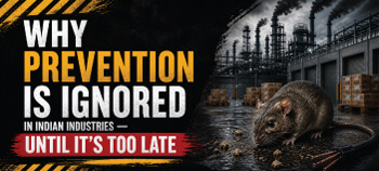 Protect your pharmaceutical, food processing, or manufacturing plant from rodent damage. Gizmocat offers maintenance-free, non-toxic industrial rat repellent systems designed for large-scale operations in India. Prevent damage before it starts.